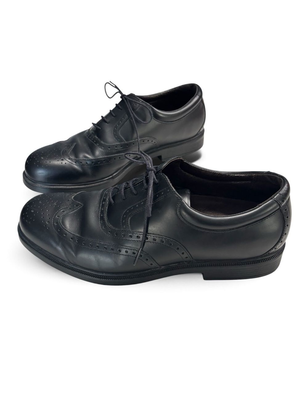 Rockport Classic Black Leather Wingtip Lace up Oxford Shoes Men’s Size 11 W